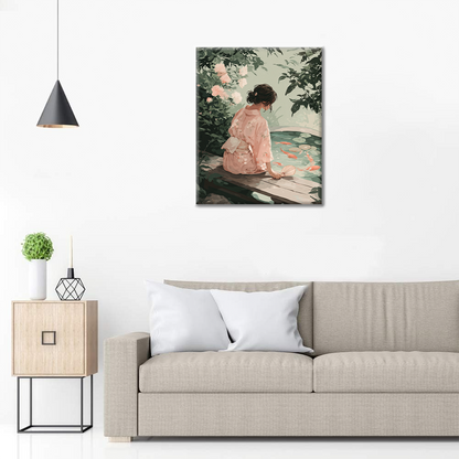 Serenidad primaveral - Pintar por números