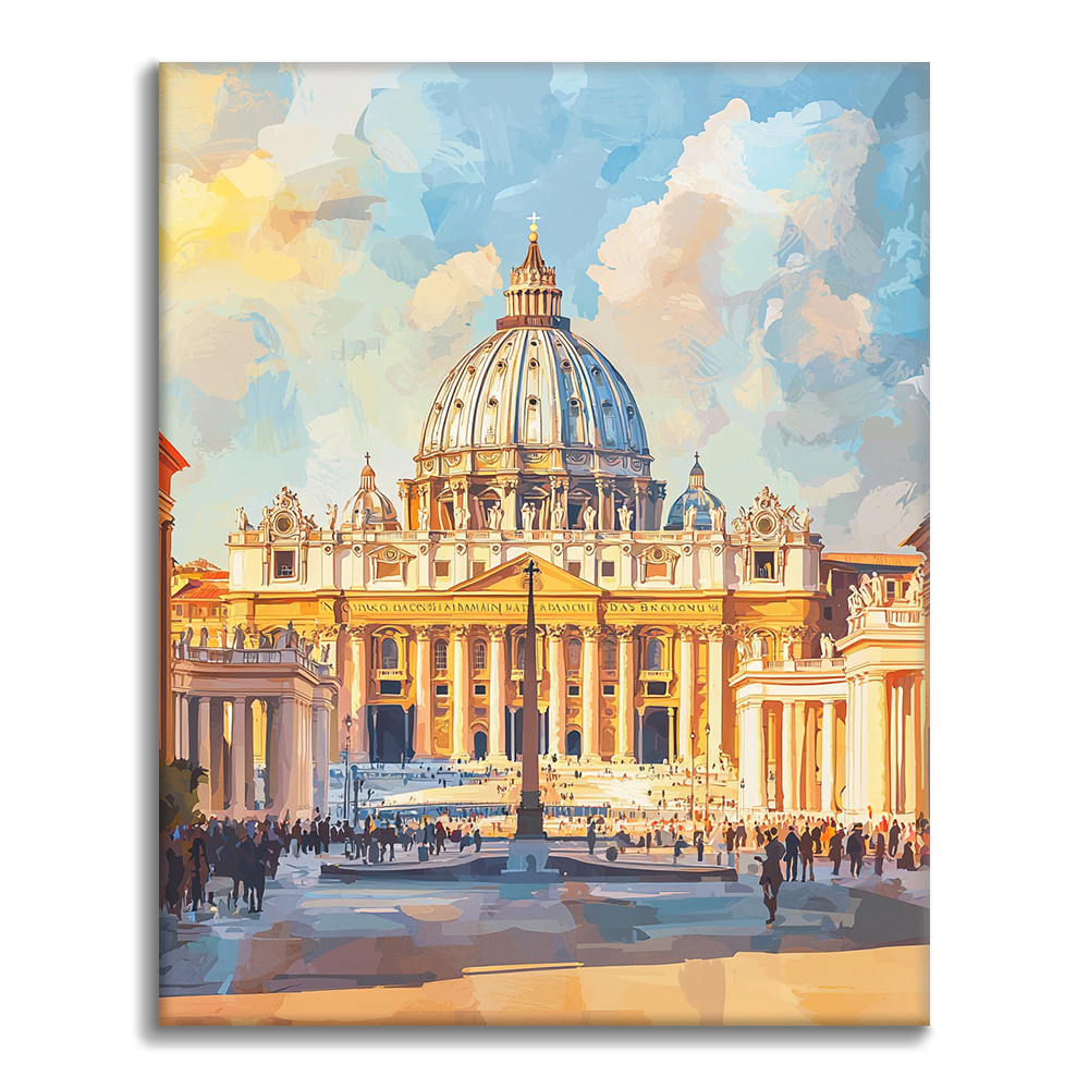 Basílica de San Pedro - Pintar por números