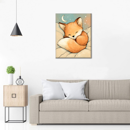 Siesta del zorro estrellado - Pintar por números