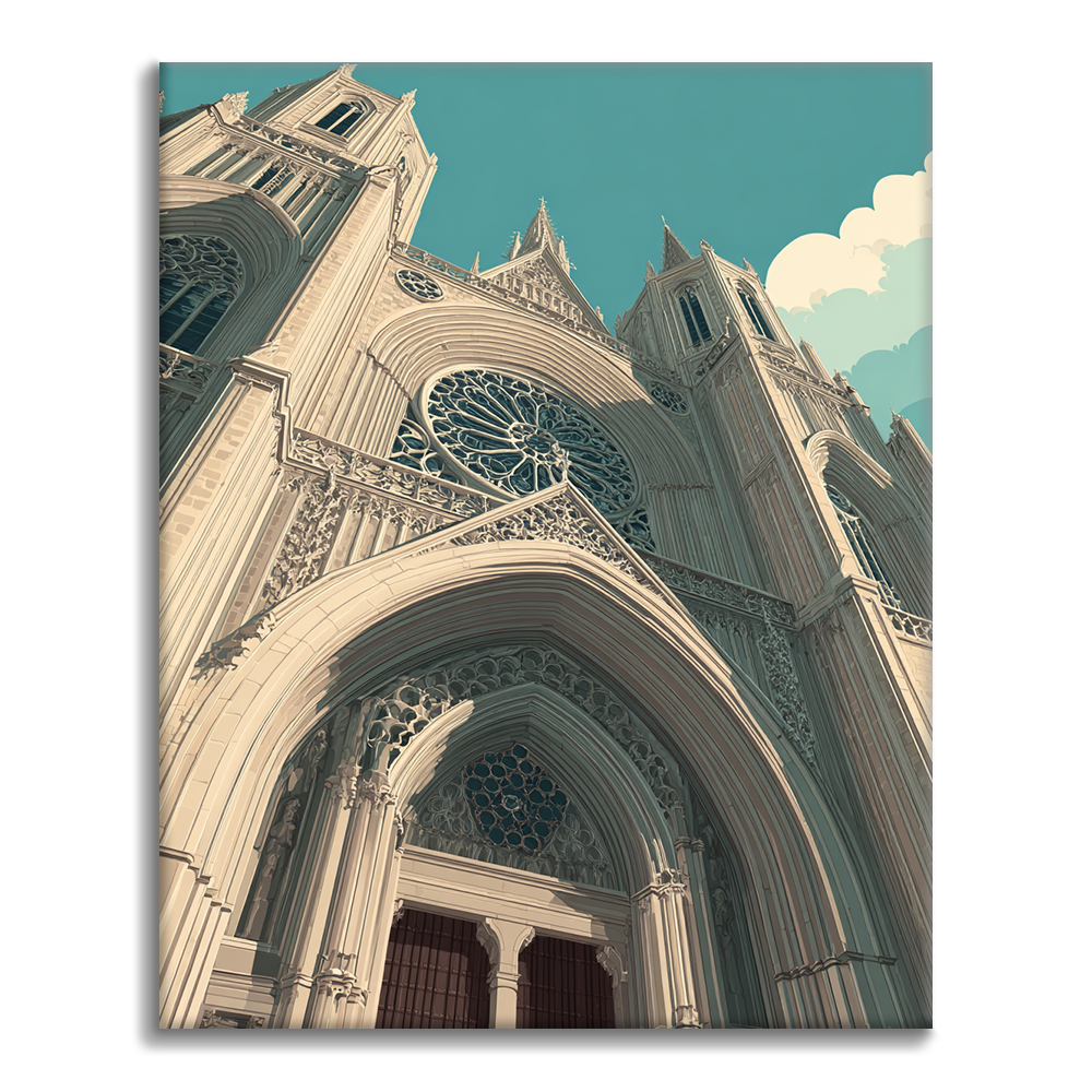 Arcoíris de piedra - Pintar por números