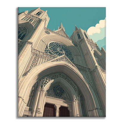 Arcoíris de piedra - Pintar por números