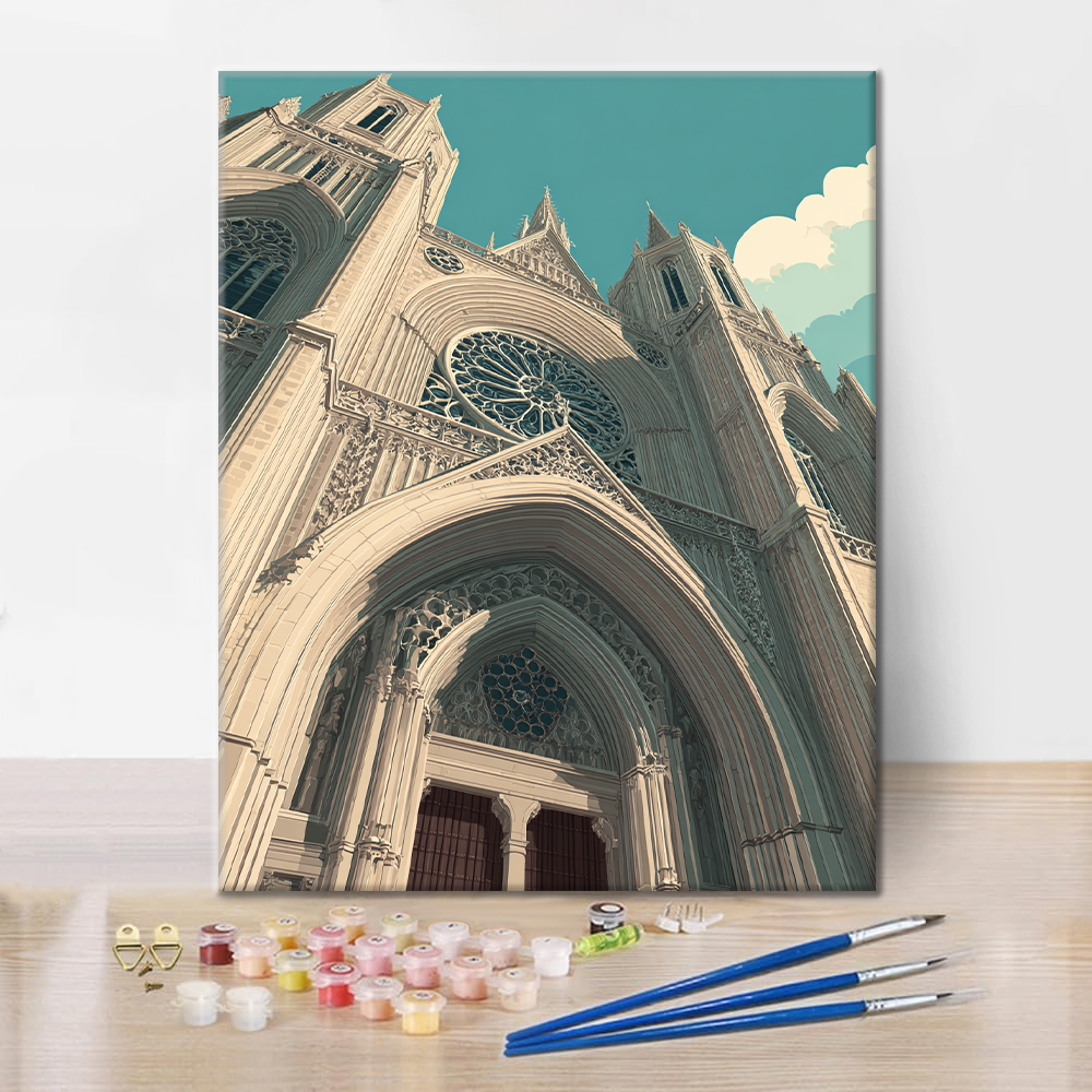 Arcoíris de piedra - Pintar por números