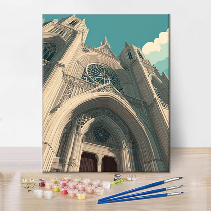Arcoíris de piedra - Pintar por números
