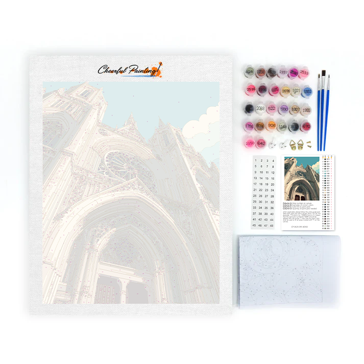Arcoíris de piedra - Pintar por números
