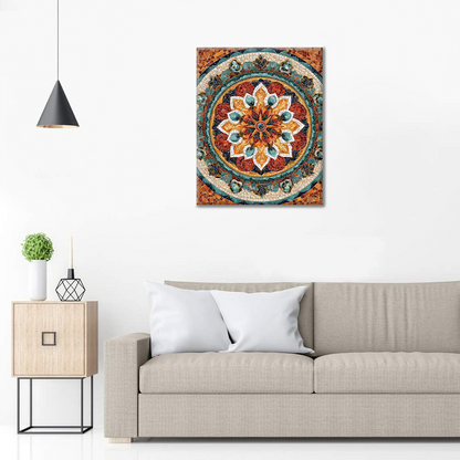 Mandala del Sol - Pintar por números