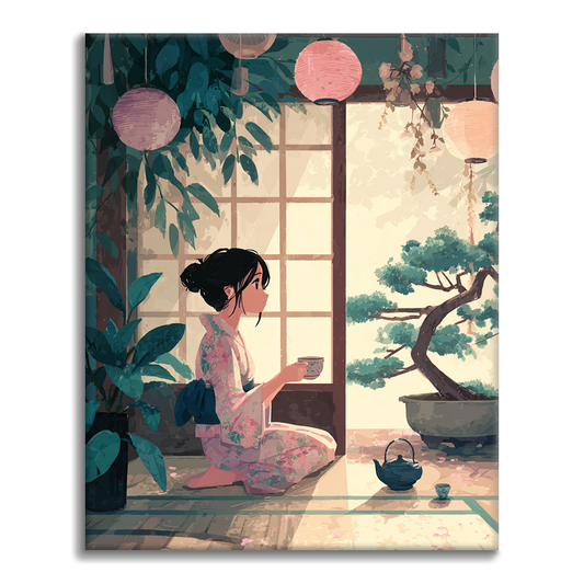 Té en tranquilidad - Pintar por números