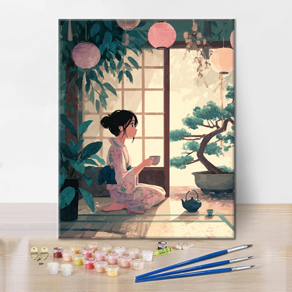 Té en tranquilidad - Pintar por números