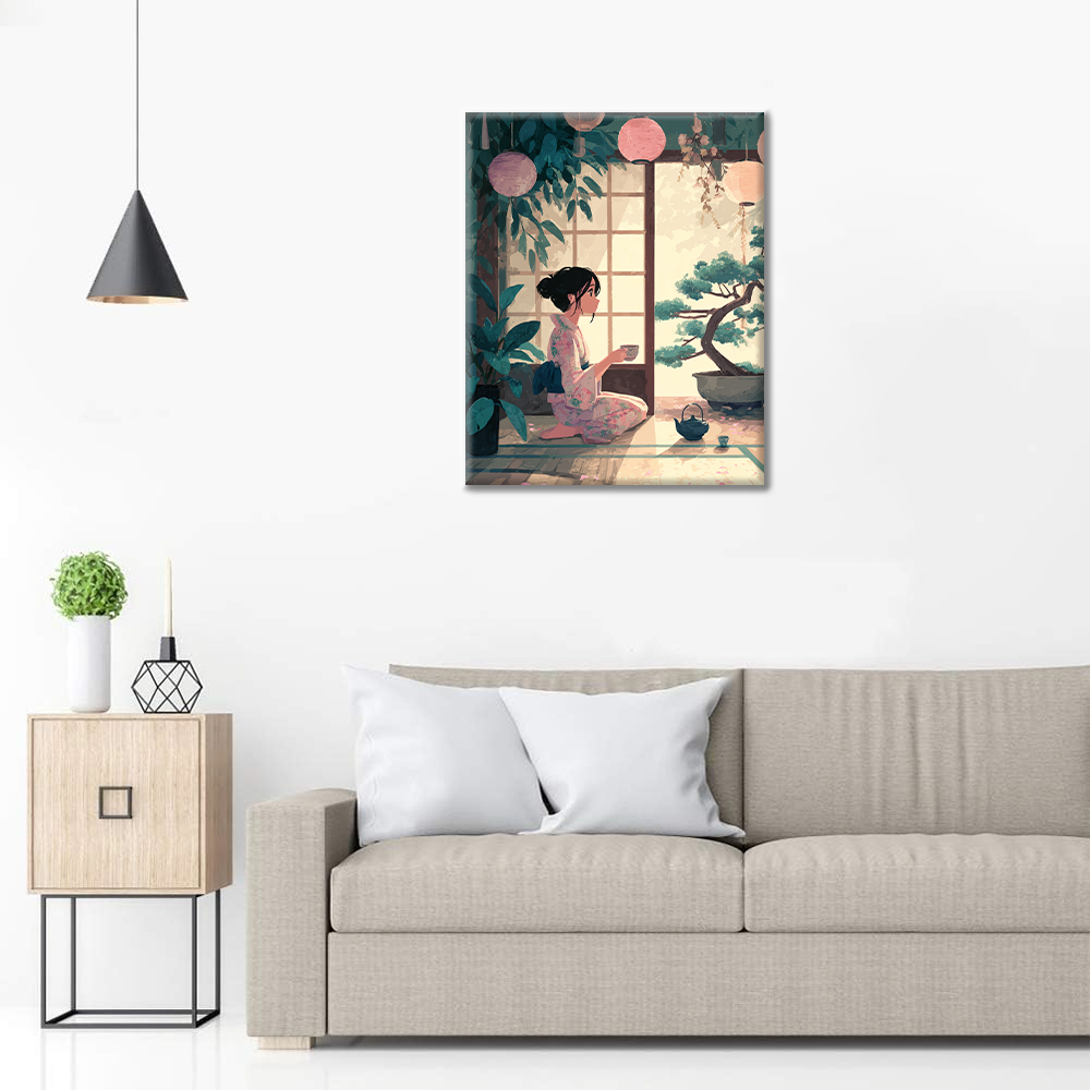 Té en tranquilidad - Pintar por números