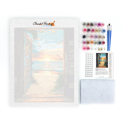 Puerta de playa - Pintar por números