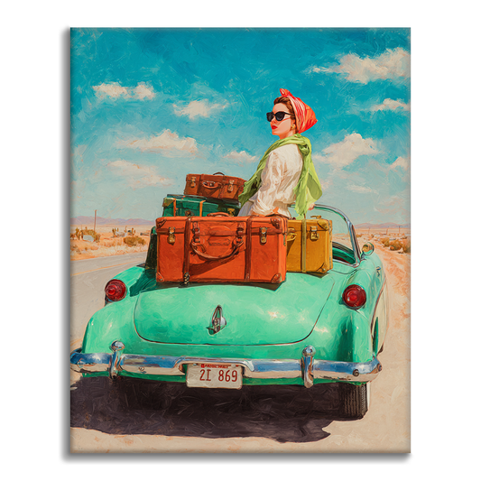 Viajes elegantes - Pintar por números