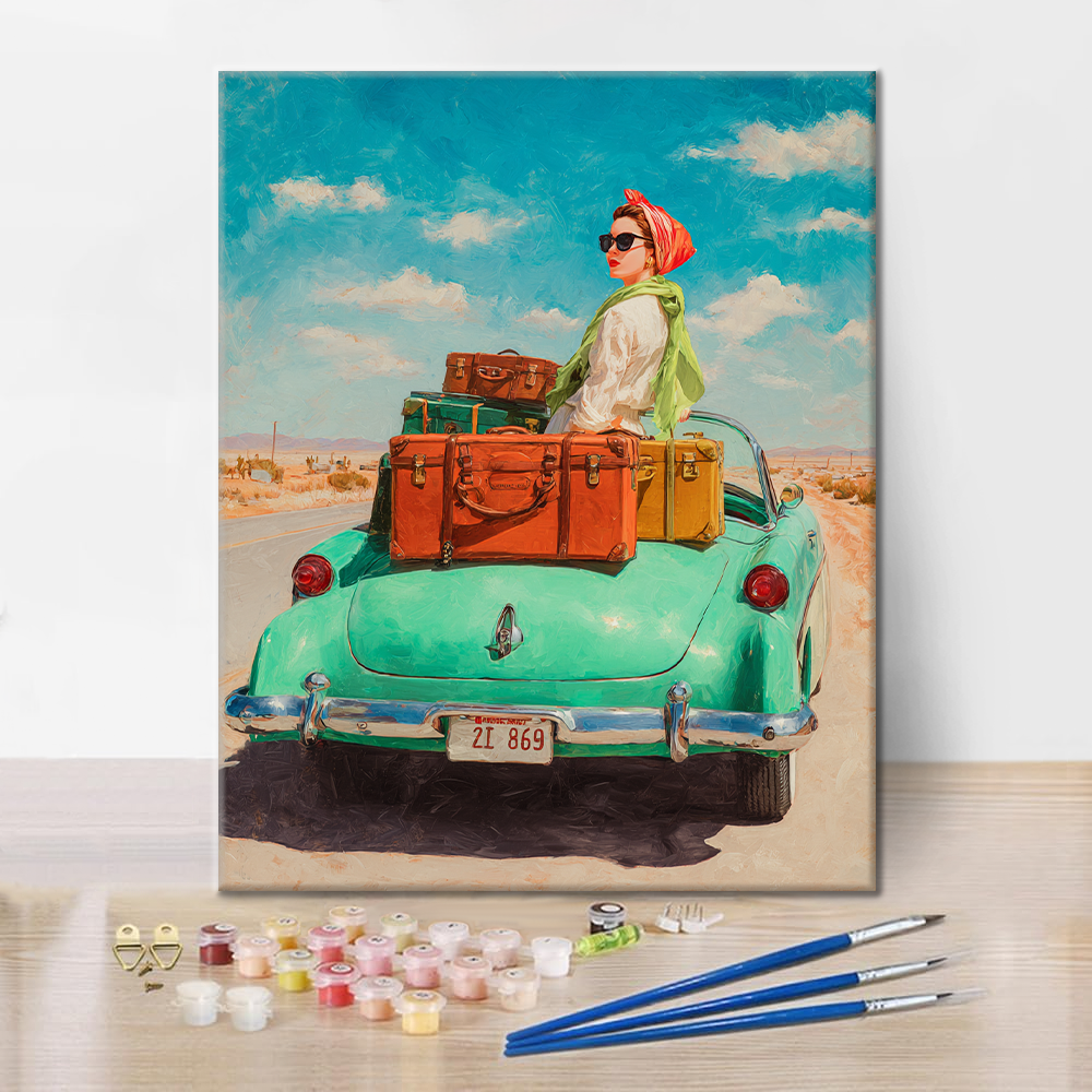 Viajes elegantes - Pintar por números