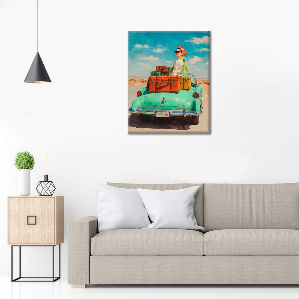 Viajes elegantes - Pintar por números