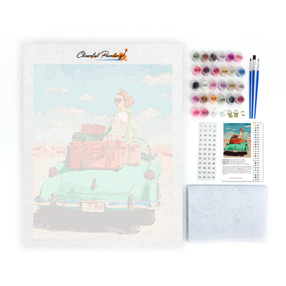 Viajes elegantes - Pintar por números