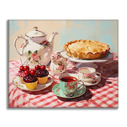 Té de la tarde exquisito - Pintar por números