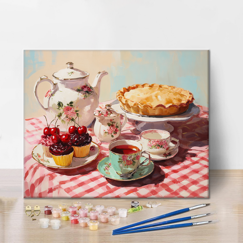 Té de la tarde exquisito - Pintar por números