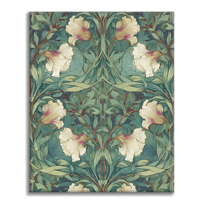 Ensoñación floral - Pintar por números