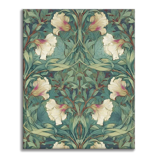 Ensoñación floral - Pintar por números