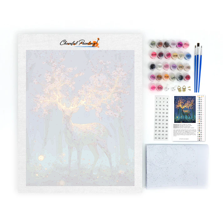 Espíritu Floral - Pintar por números