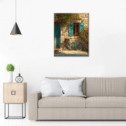 Bicicleta de jardín - Pintar por números