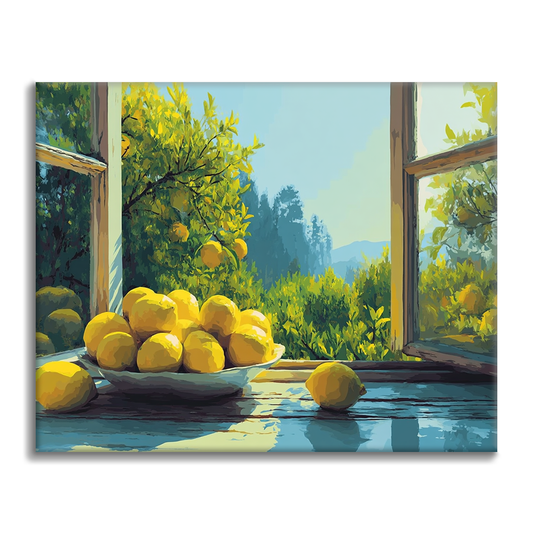 Mañana de limón - Pintar por números