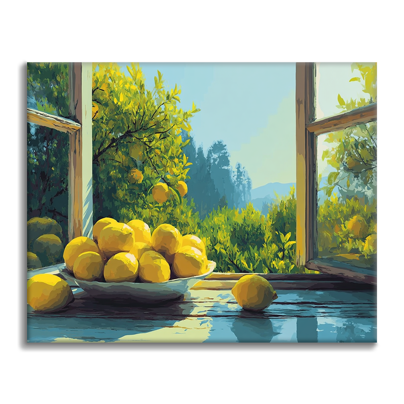 Mañana de limón - Pintar por números