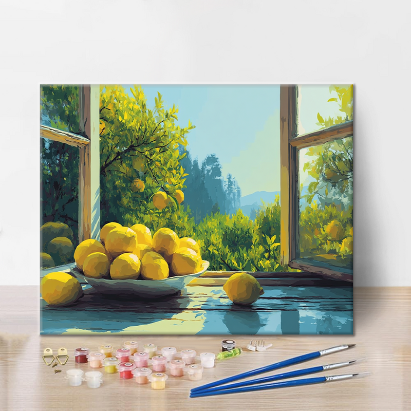 Mañana de limón - Pintar por números