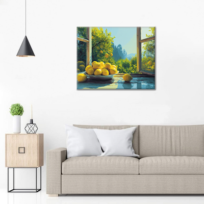 Mañana de limón - Pintar por números