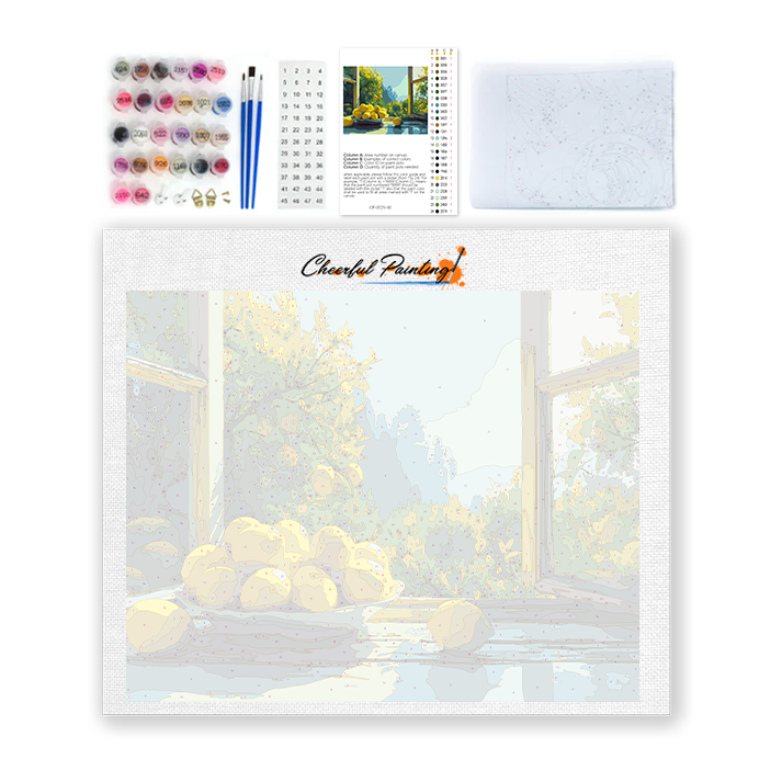 Mañana de limón - Pintar por números