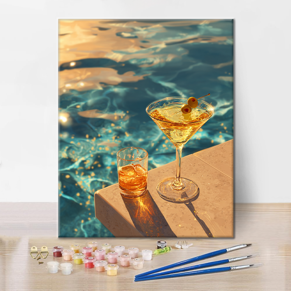 martini - Pintar por números