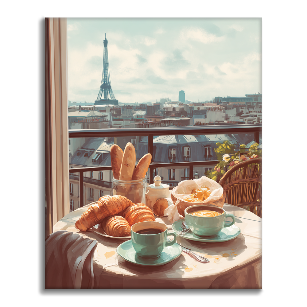 Brunch parisino - Pintar por números