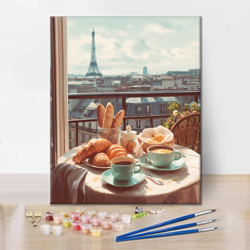 Brunch parisino - Pintar por números