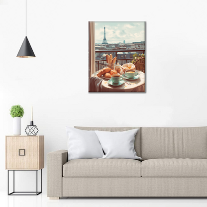 Brunch parisino - Pintar por números