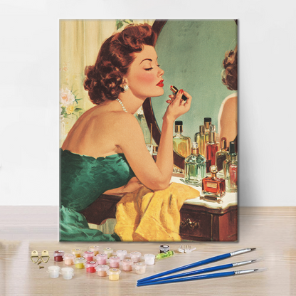 Maquillaje perfecto - Pintar por números