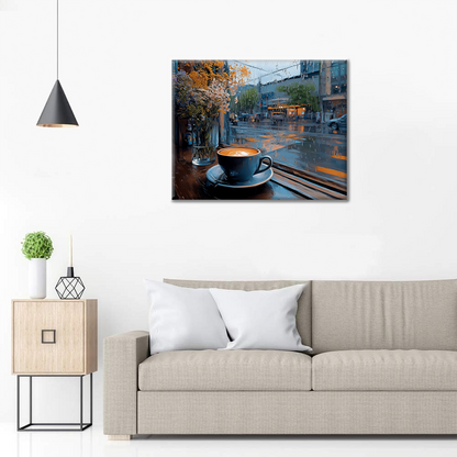 Café Rainy Day - Pinta por números