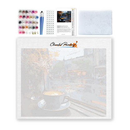 Café Rainy Day - Pinta por números