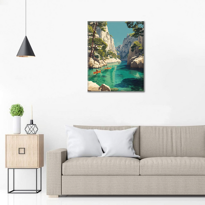 Calanques de Cassis - Pintar por números