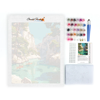 Calanques de Cassis - Pintar por números