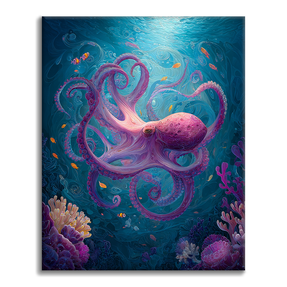 Hechicera del mar - Pintar por números