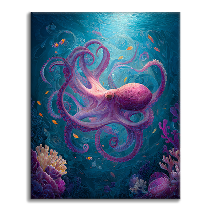 Hechicera del mar - Pintar por números