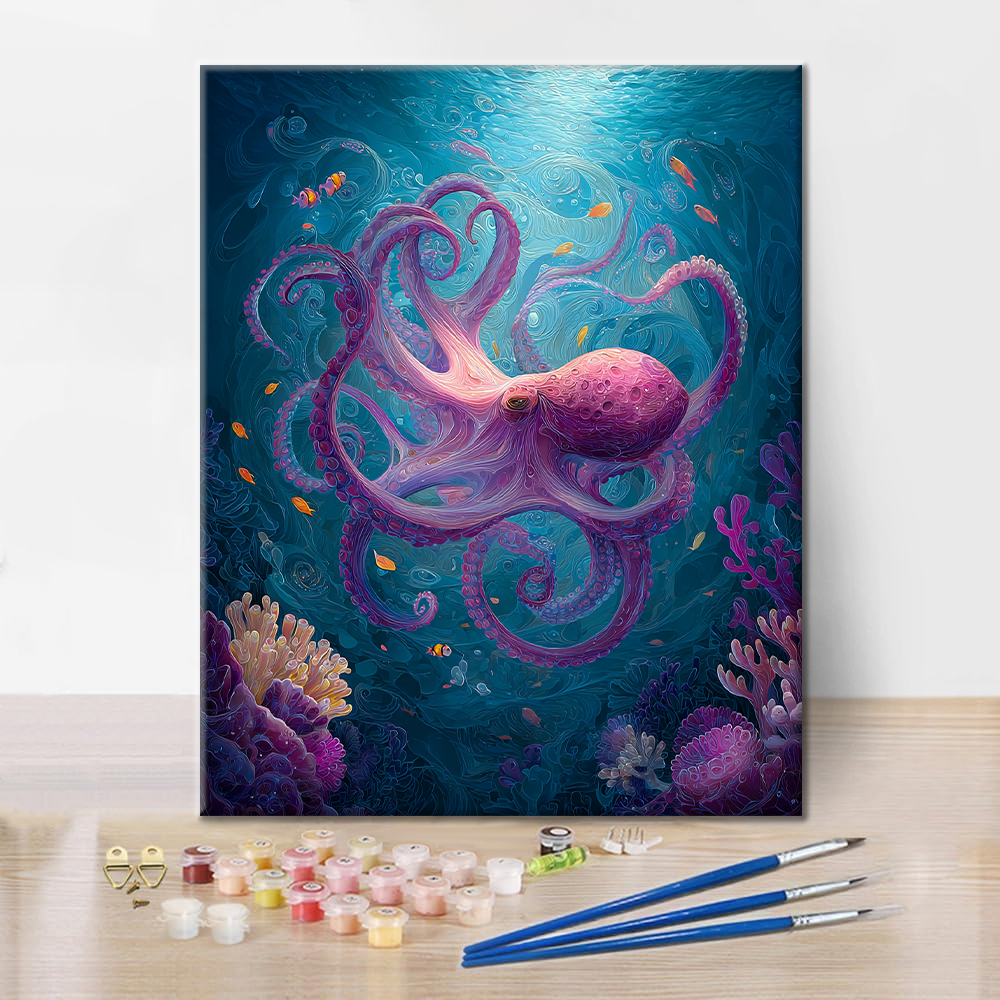 Hechicera del mar - Pintar por números