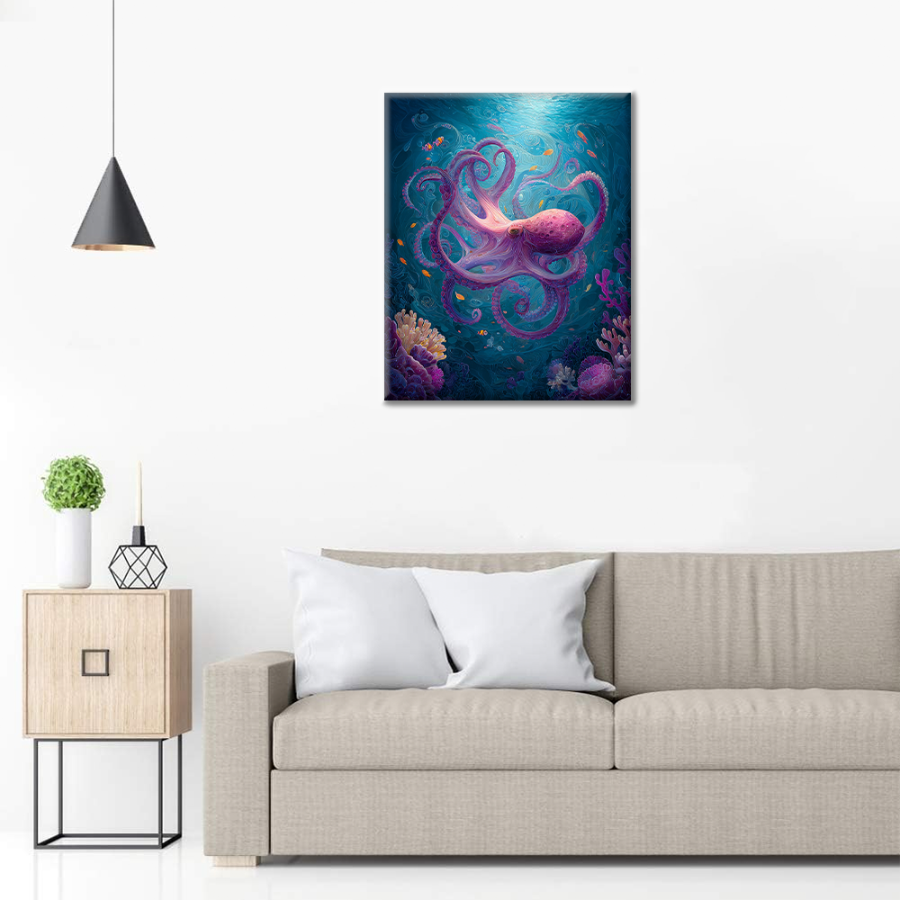 Hechicera del mar - Pintar por números