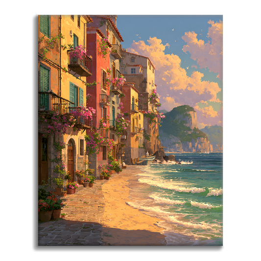 Sunset Shores - Pintar por números
