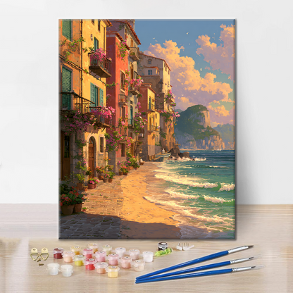 Sunset Shores - Pintar por números