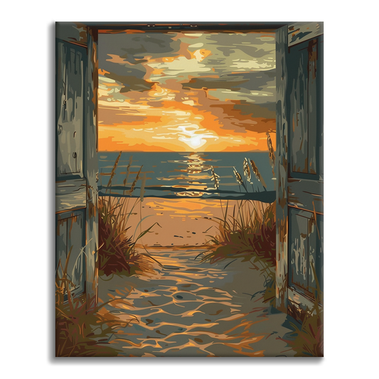 Costa Crepuscular - Pintar por números