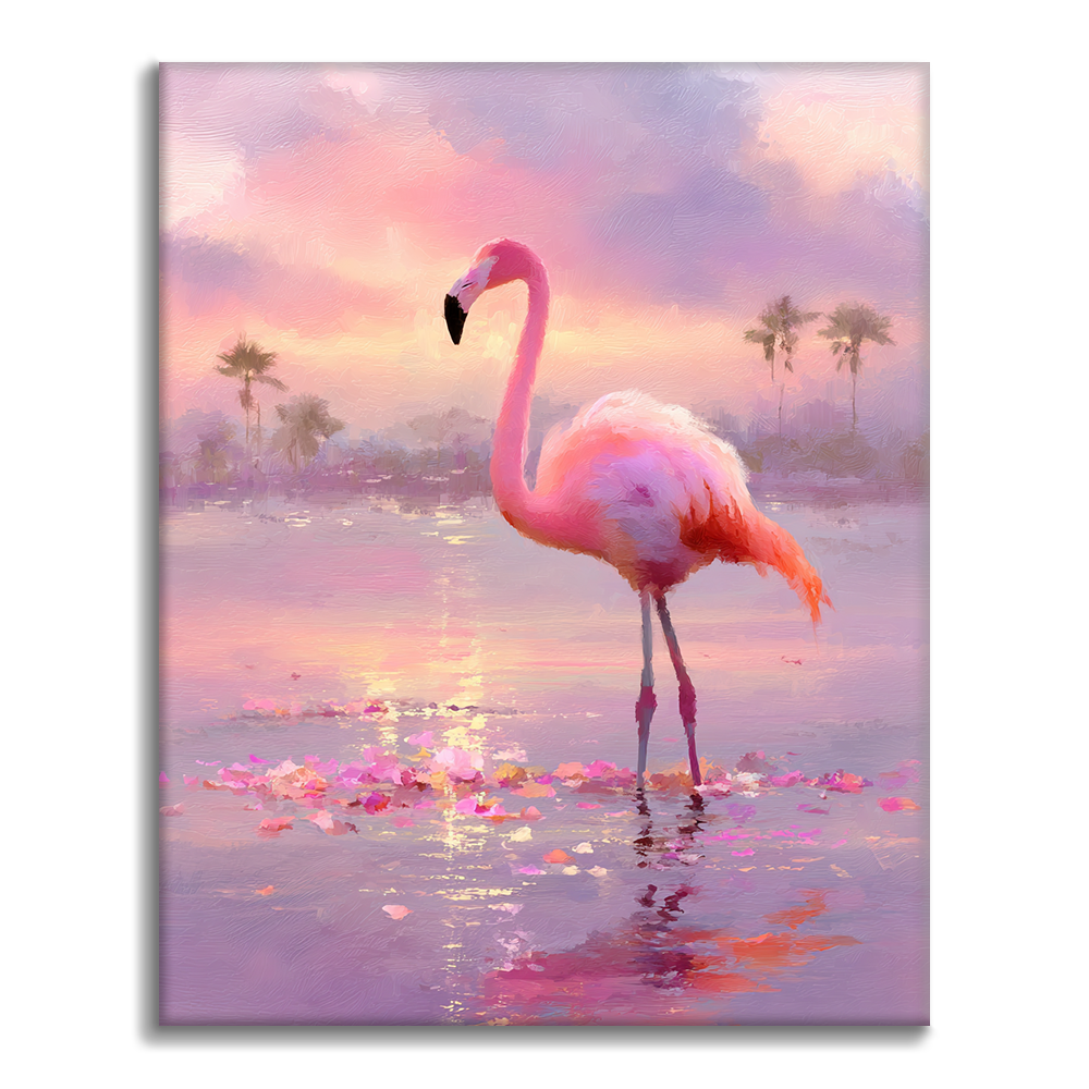 Flamenco Crepuscular - Pintar por números