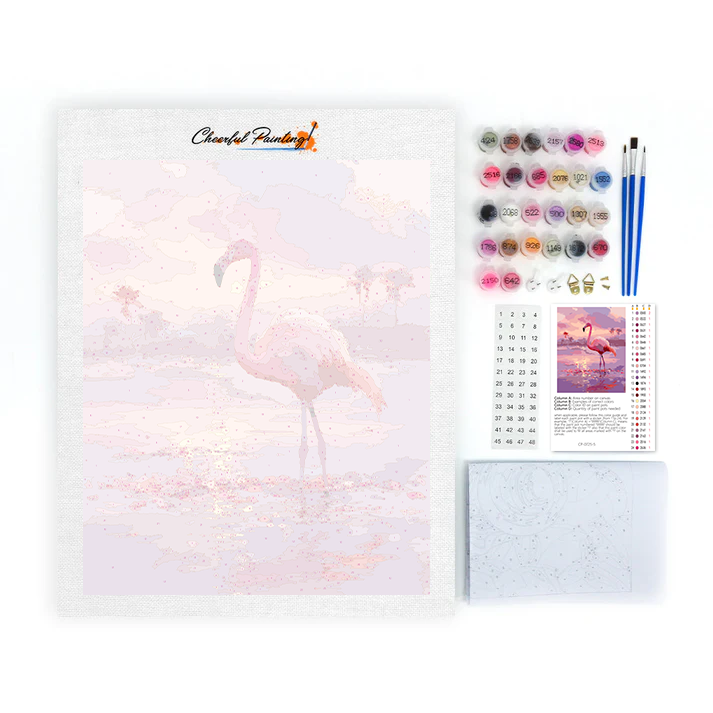 Flamenco Crepuscular - Pintar por números