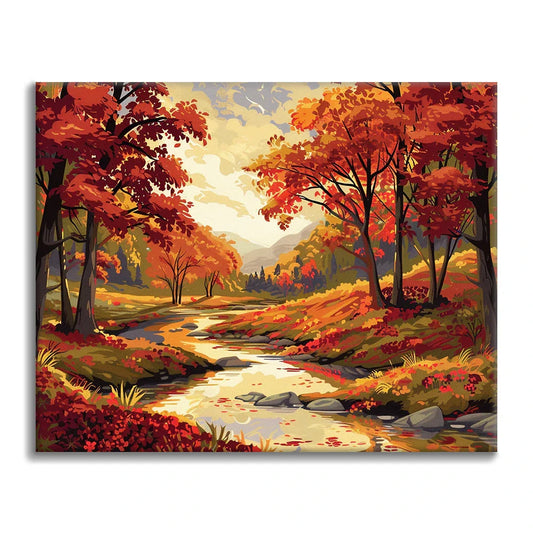Bosque de otoño - Pintar por números