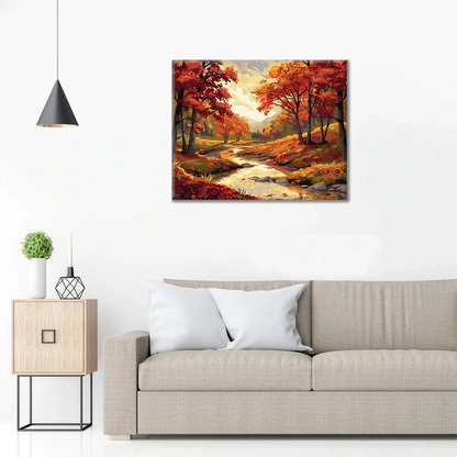Bosque de otoño - Pintar por números