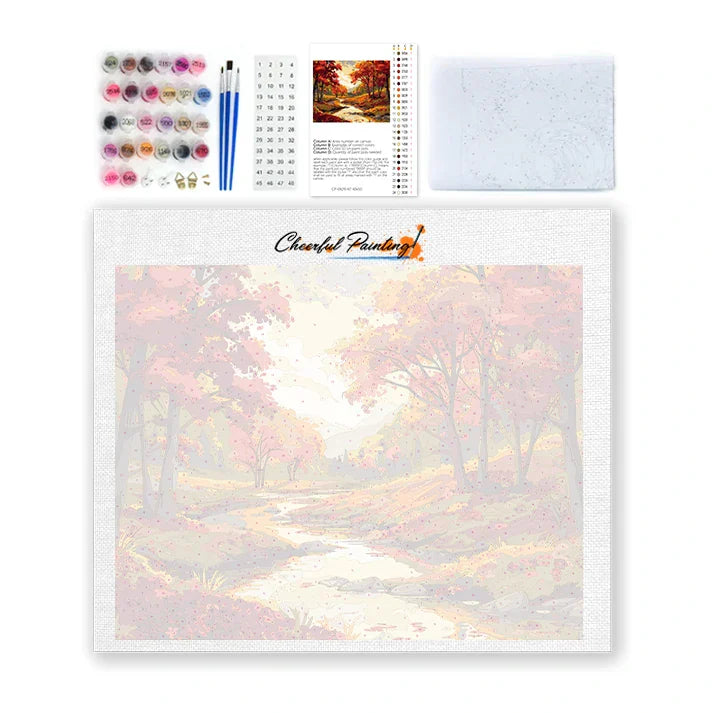 Bosque de otoño - Pintar por números