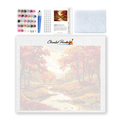 Bosque de otoño - Pintar por números